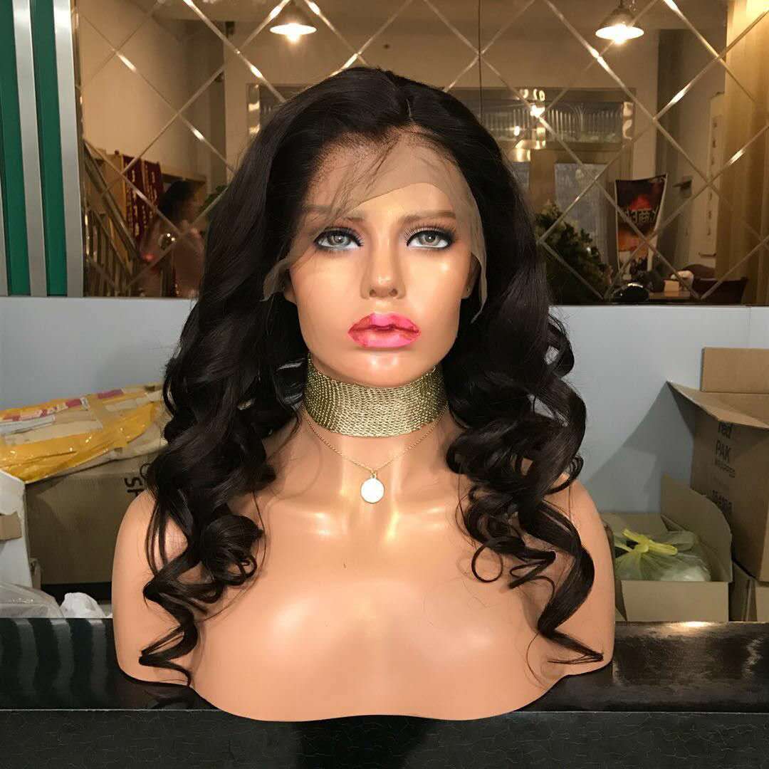 Hairsmico Bouncy Loose Wave Wig  13x6  Transparent Lace Frontal Wig Human Hair Wig