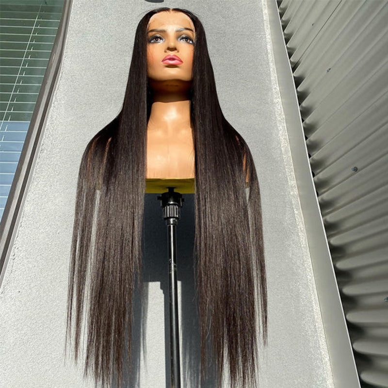 Super long 26inches to 40 inches Brazilian straight Lace Wig HD  Ear to Ear Lace Wig Virgin Human Hair Wig