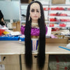 26inchs To 40inches Long Hair Straight Lace Wig Thick Wig High Density Limited Time Deal Discount